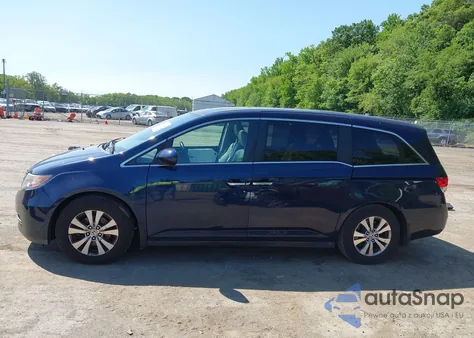 2014 Honda Odyssey Ex-L из США, поврежденный, VIN 5FNRL5H63EB008915